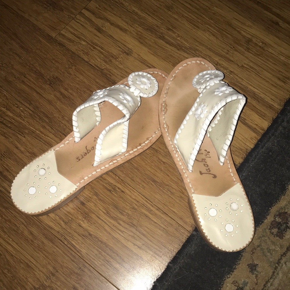 White Jack Roger Sandals